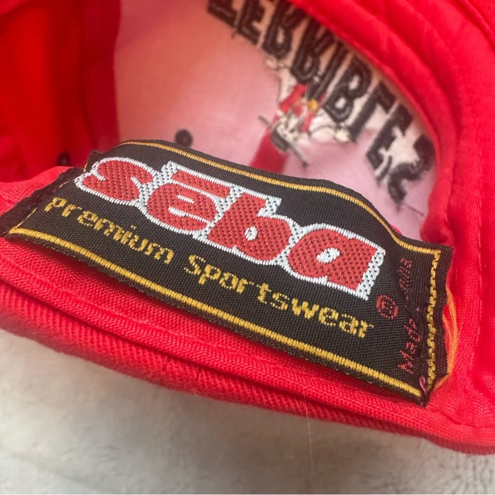 Seba Terrible’s Mark‎ Twain Casino Red Snapback Hat Vintage Promo Souvenir